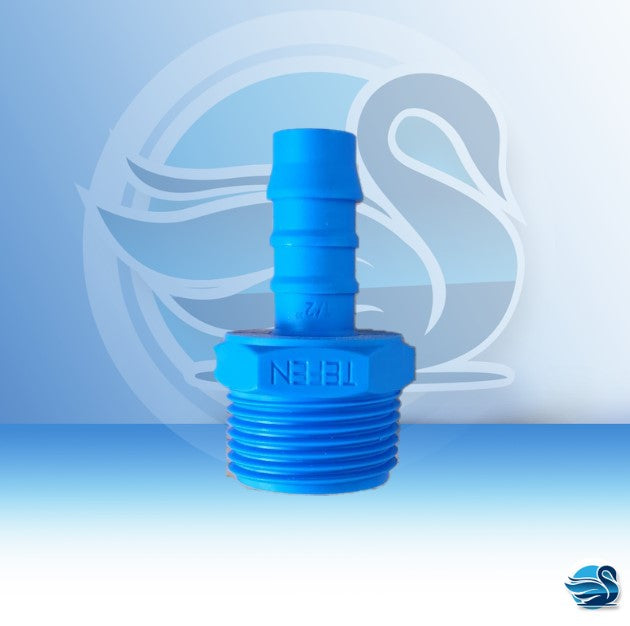 Blue PVC Hosetail 3/4"