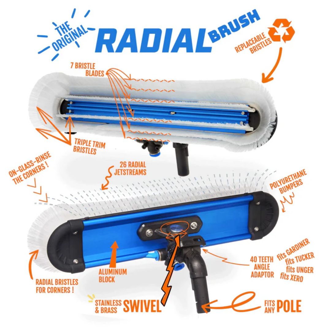 Radial Brush 18"
