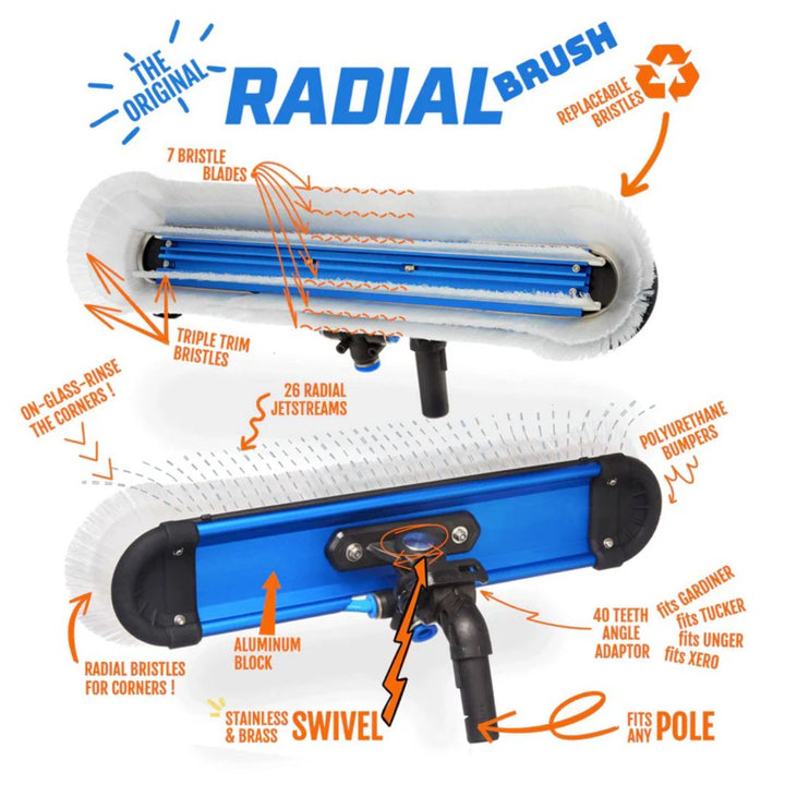 Radial Brush 18"