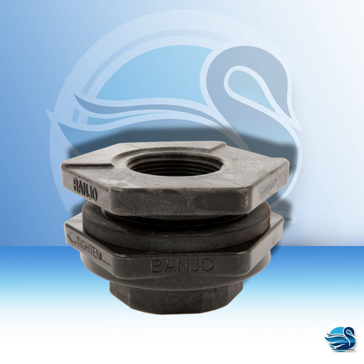 Poly Bulk Heads sizes 1/2" 3/4" 1"