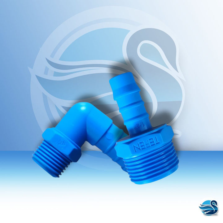 Blue PVC Hosetail 3/4"
