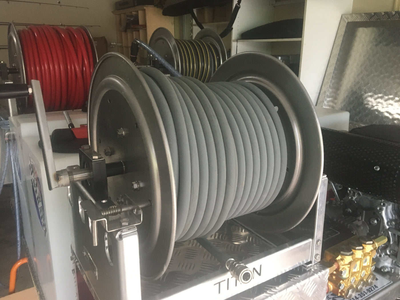 Titan Stainless steel Hose reel